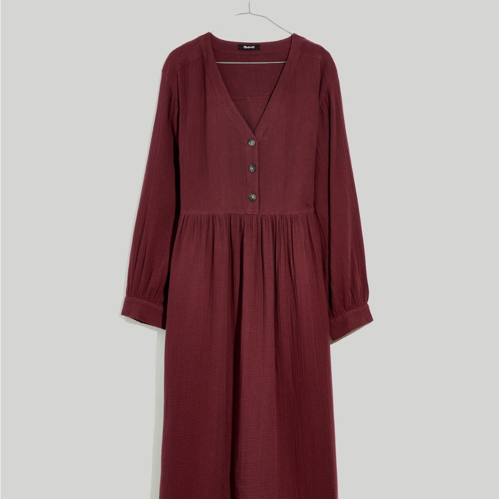 Madewell loose cotton maxi dress